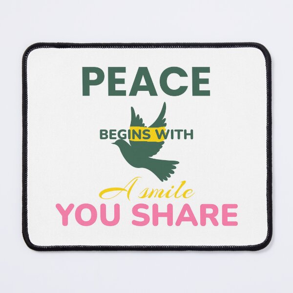 Item preview, Peace begins with a smile you share designed and sold by mer-ONE.