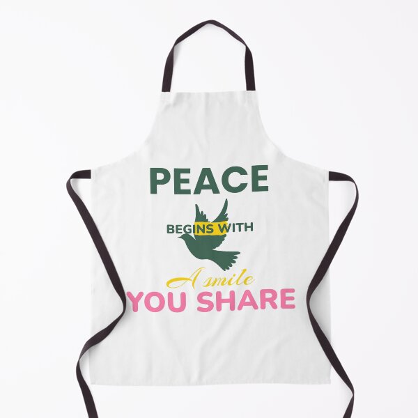 Item preview, Peace begins with a smile you share  designed and sold by mer-ONE.