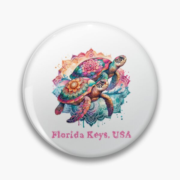 Artikelvorschau, Mandala-Meeresschildkröte, Florida Keys, USA entworfen und verkauft von SimoesArtistry.