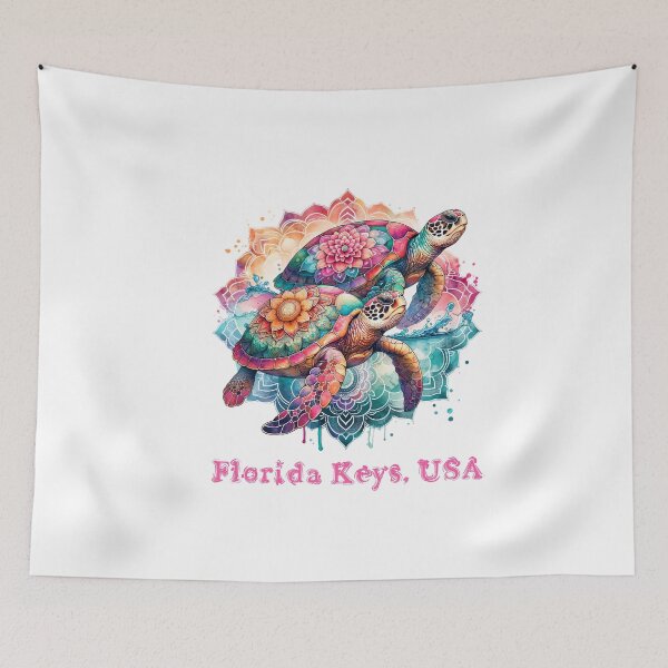 Item preview, Mandala Sea Turtle, Florida Keys, USA designed and sold by SimoesArtistry.
