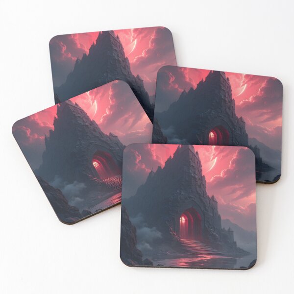 Item preview, The Crimson Eclipse Citadel designed and sold by oanaunciuleanu.