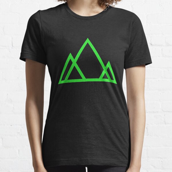 Unique Triangle Pattern In Neon Color Essential T-Shirt