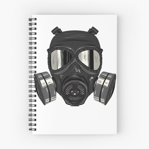 Item preview, Gas Mask Illustration | Dark Aesthetic Survival Design designed and sold by mayadesignshop.