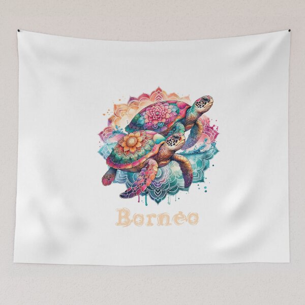 Item preview, M  Mandala Sea Turtle, Borneo designed and sold by SimoesArtistry.