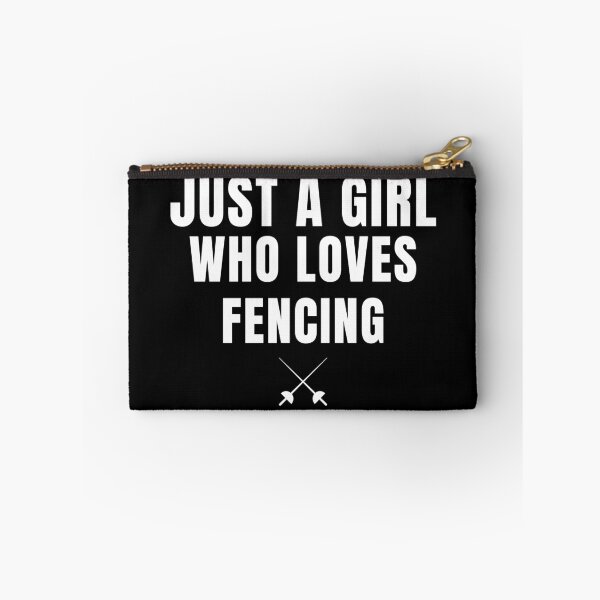 Item preview, Just A Girl Who Loves Fencing designed and sold by I-wanna-T-shirt.