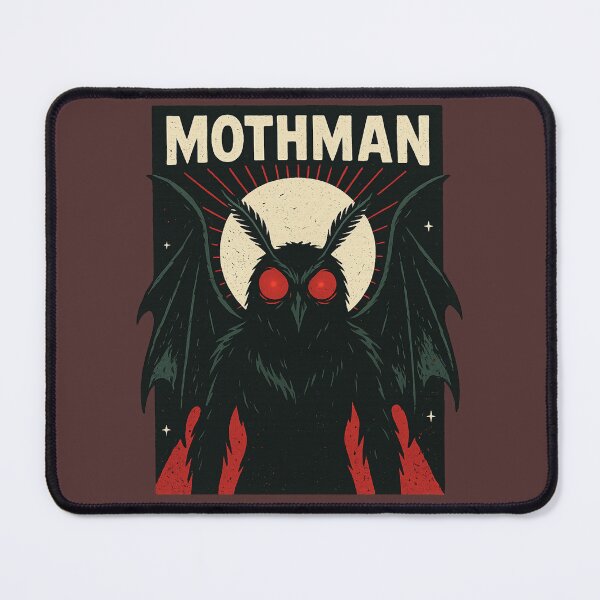 Item preview, Mothman – Creepy Retro Cryptid Design designed and sold by Neon Nightmare.