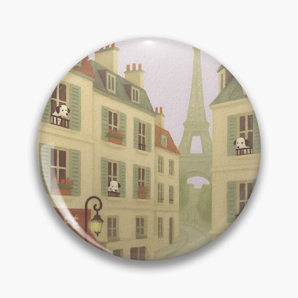 Item preview, Dalmatas in Paris designed and sold by kokorotheshop.