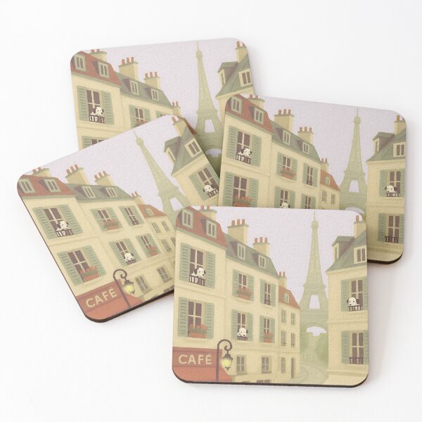 Item preview, Dalmatas in Paris designed and sold by kokorotheshop.