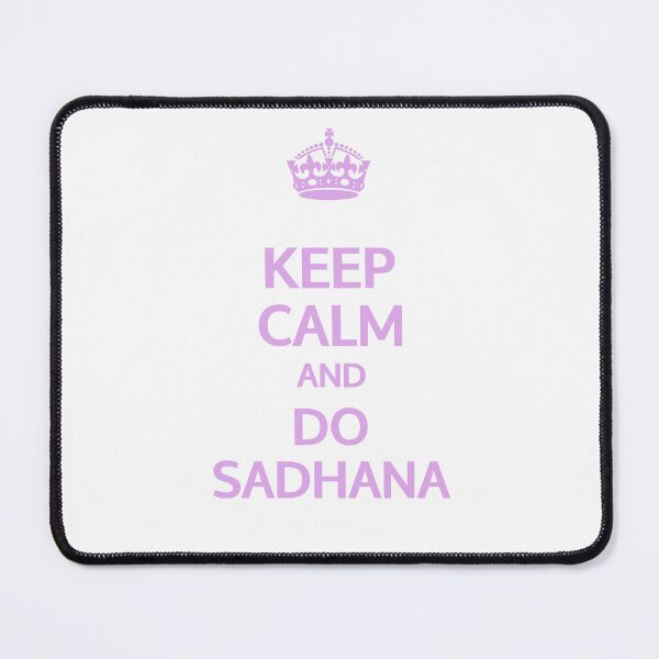 Item preview, Keep Calm and Do Sadhana - Kundalini Yoga Design (Pink) designed and sold by Cooldalini - Kundalini Yogi Wear & Accessories.