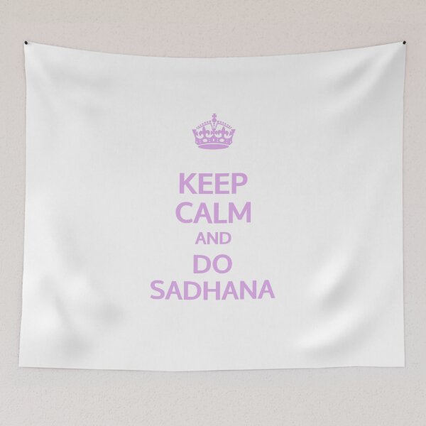 Item preview, Keep Calm and Do Sadhana - Kundalini Yoga Design (Pink) designed and sold by Cooldalini - Kundalini Yogi Wear & Accessories.