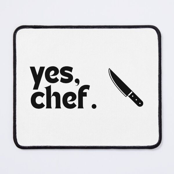 Item preview, Yes, Chef with knife design. Perfect Gift for Chefs and Foodies! designed and sold by Riccetto.