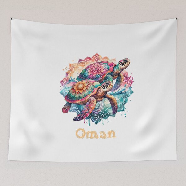 Item preview, Mandala Sea Turtle, Oman designed and sold by SimoesArtistry.
