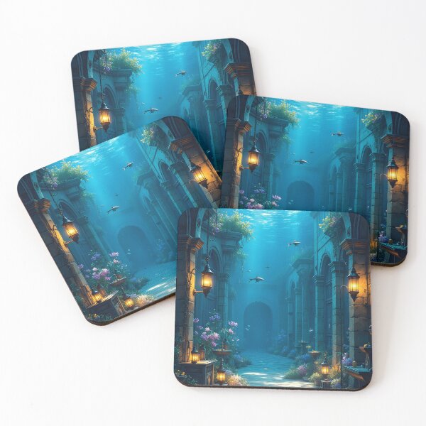 Item preview, Underwater Sanctuary of Forgotten Ruins designed and sold by oanaunciuleanu.