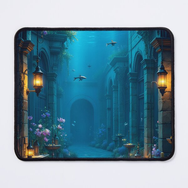 Item preview, Underwater Sanctuary of Forgotten Ruins designed and sold by oanaunciuleanu.