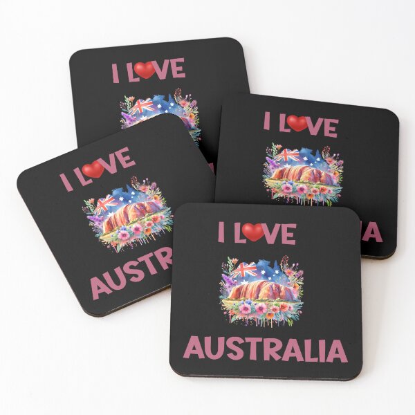Item preview, Cute I Love Australia – Aussie Gifts Idea designed and sold by Maggiepeshop.