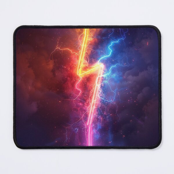 Item preview, Neon Lightning Bolt Illustration designed and sold by MagicOfPrint.