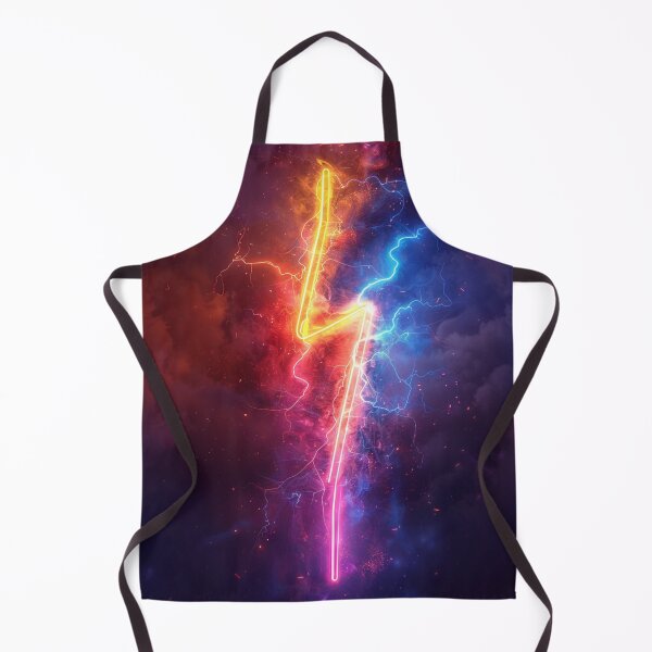 Item preview, Neon Lightning Bolt Illustration designed and sold by MagicOfPrint.