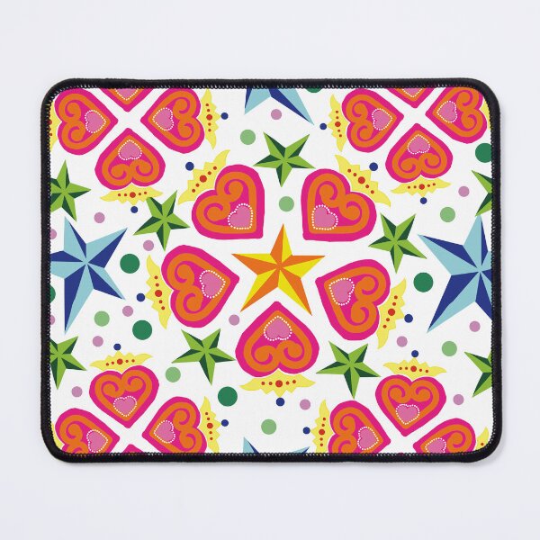 Item preview, Hearts & Stars on polka dots designed and sold by Lemnisc8te.