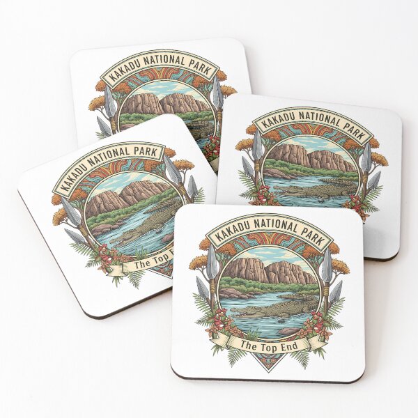 Item preview, Kakadu National Park: A Wild and Collectible Crocodile Patch designed and sold by Digital Dreams Arts.