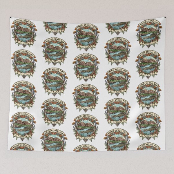 Item preview, Kakadu National Park: A Wild and Collectible Crocodile Patch designed and sold by Digital Dreams Arts.