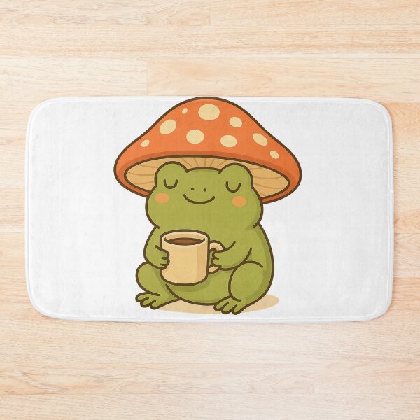 Item preview, Cute Frog Sticker – Kawaii Cottagecore Frog Aesthetic Design designed and sold by RouniBoutique.