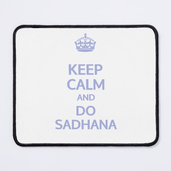 Item preview, Keep Calm and Do Sadhana - Kundalini Yoga Design (Blue) designed and sold by Cooldalini - Kundalini Yogi Wear & Accessories.