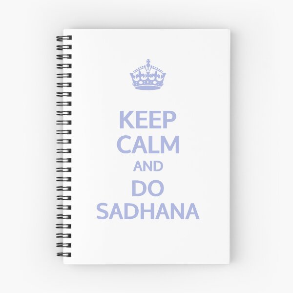 Item preview, Keep Calm and Do Sadhana - Kundalini Yoga Design (Blue) designed and sold by Cooldalini - Kundalini Yogi Wear & Accessories.