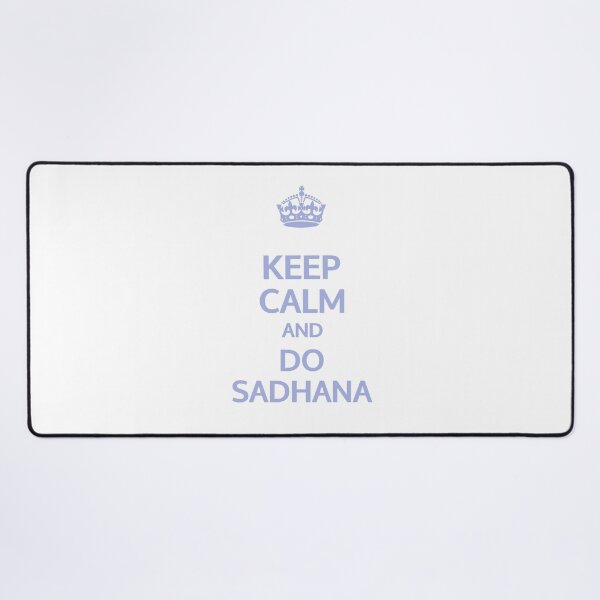 Item preview, Keep Calm and Do Sadhana - Kundalini Yoga Design (Blue) designed and sold by Cooldalini - Kundalini Yogi Wear & Accessories.