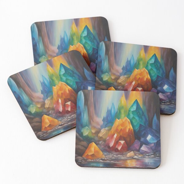 Item preview, Rainbow Crystals in Cave designed and sold by CalmnessbyChoice.