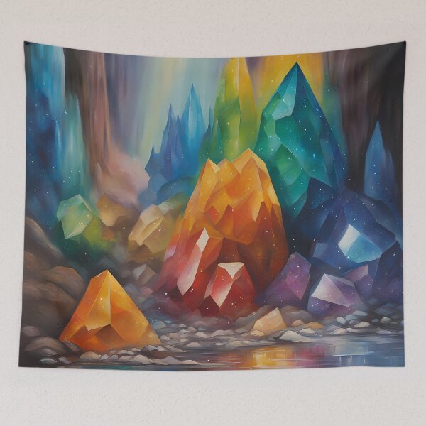 Item preview, Rainbow Crystals in Cave designed and sold by CalmnessbyChoice.
