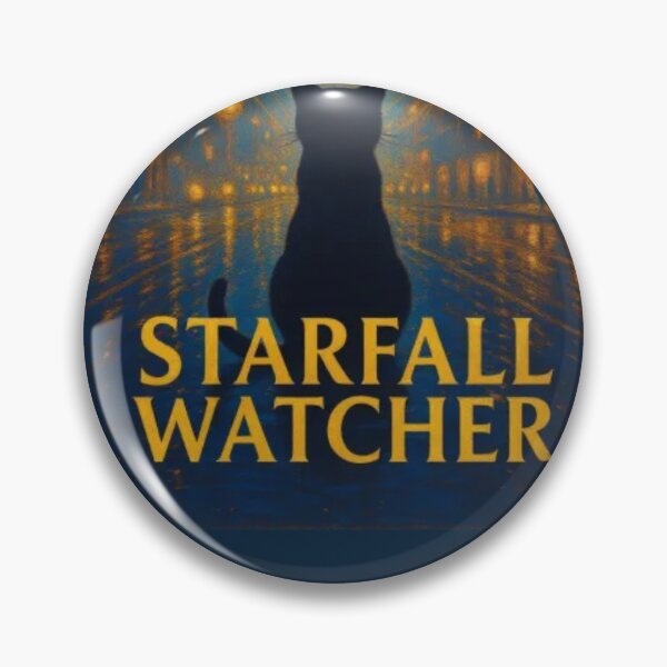 Item preview, Starfall Watcher - Feline Protector  designed and sold by CleverCulture.