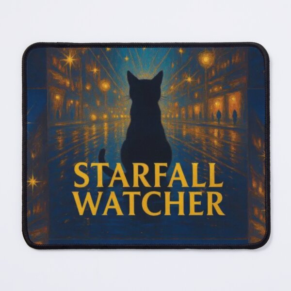 Item preview, Starfall Watcher - Feline Protector  designed and sold by CleverCulture.