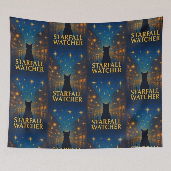 Item preview, Starfall Watcher - Feline Protector  designed and sold by CleverCulture.