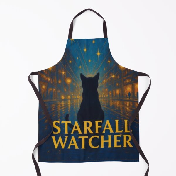 Item preview, Starfall Watcher - Feline Protector  designed and sold by CleverCulture.