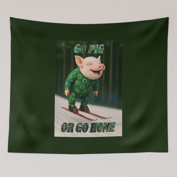 Item preview, Go Pig or Go Home designed and sold by Tridentulus.