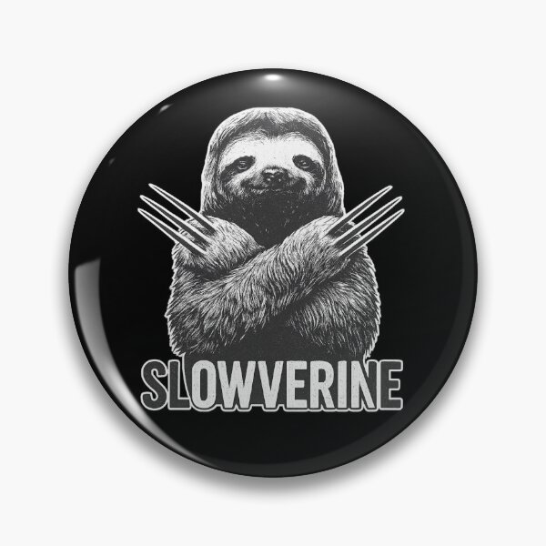 Artikelvorschau, Slowverine – Lustige Faultier-Wolverine-Parodie entworfen und verkauft von Neon Nightmare.