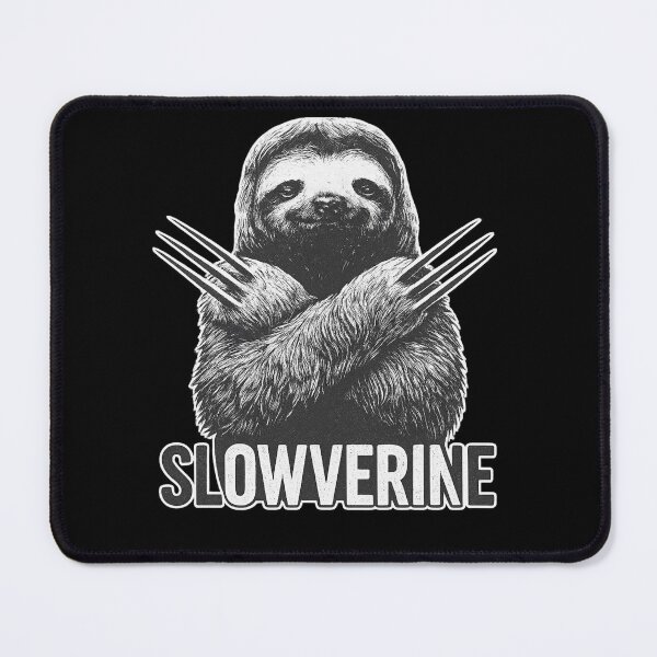 Item preview, Slowverine – Funny Sloth Wolverine Parody designed and sold by Neon Nightmare.
