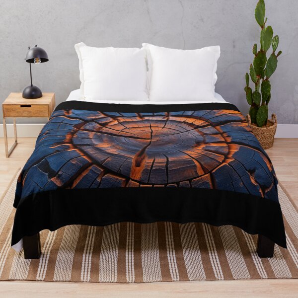 Item preview, Radial Pattern of Tree Rings with Dramatic Color Contrast designed and sold by sneidere9dace.
