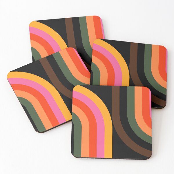 Item preview, Retro 1970's Colorful Line Design Cool Hip Art designed and sold by DEC02.