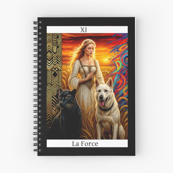 Item preview, The Tarot Deck La force A força Wheat fields designed and sold by Helios Be. Lavsh.
