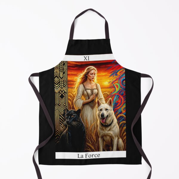 Item preview, The Tarot Deck La force A força Wheat fields designed and sold by Helios Be. Lavsh.
