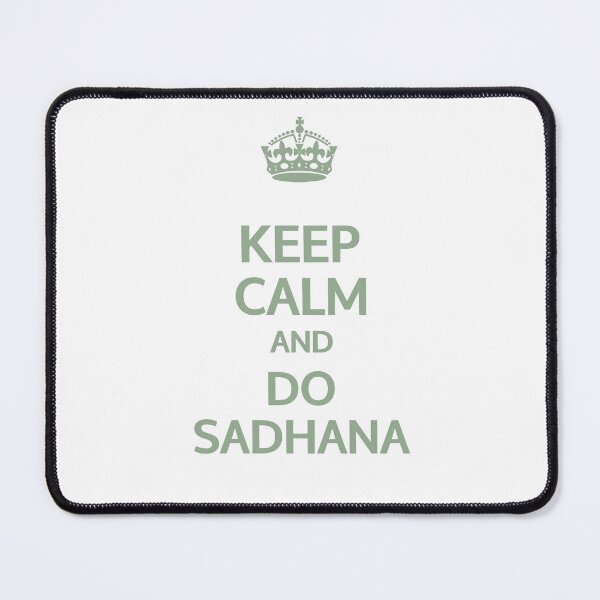 Item preview, Keep Calm and Do Sadhana - Kundalini Yoga Design (Olive Green) designed and sold by Cooldalini - Kundalini Yogi Wear & Accessories.