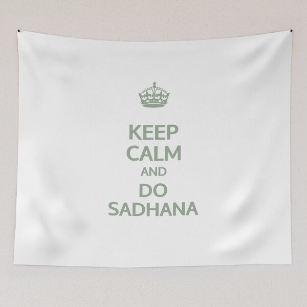 Item preview, Keep Calm and Do Sadhana - Kundalini Yoga Design (Olive Green) designed and sold by Cooldalini - Kundalini Yogi Wear & Accessories.