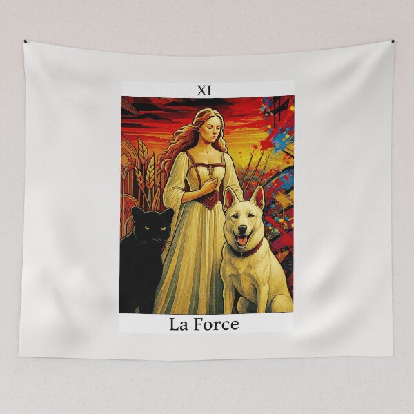 Item preview, The Tarot Deck La force A força Wheat fields #1 designed and sold by Helios Be. Lavsh.