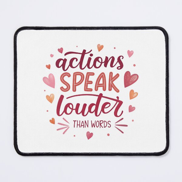 Item preview, Actions speak louder than words designed and sold by nimmitrends.