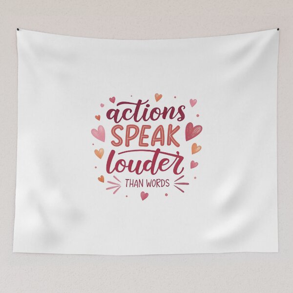 Item preview, Actions speak louder than words designed and sold by nimmitrends.