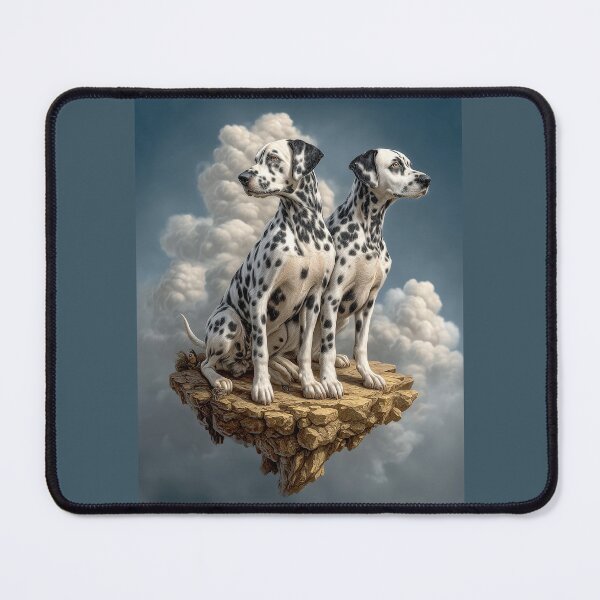Item preview, Surreal Dalmatians in the Clouds – Fantasy Dog Artwork designed and sold by Gino By Design.