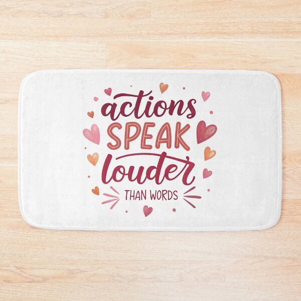 Item preview, Actions speak louder than words designed and sold by nimmitrends.