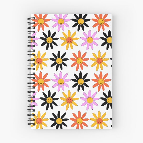 Item preview, Retro 1960's Smiley Face Flowers Colorful Design Pattern designed and sold by DEC02.