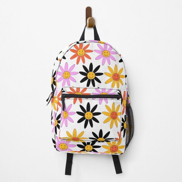 Item preview, Retro 1960's Smiley Face Flowers Colorful Design Pattern designed and sold by DEC02.